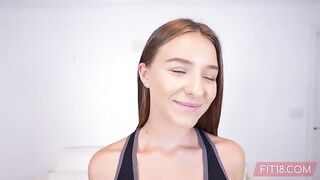Casting of a pretty amateur Ukrainian teen athlete