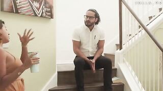 A preacher came to my door to save my soul in steamy roleplay
