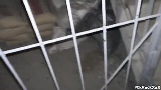 A stalker is following his prey and penetrates her small pussy