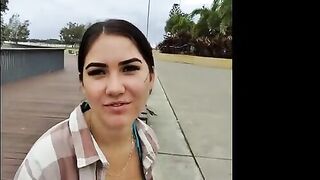 I picked up a girl in the park and she got me to cum inside her