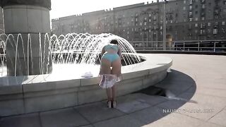 Sometimes I wear underwear, but anyway end up completely naked outdoors