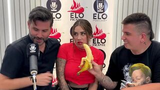 The interview with Elo Podcast ended in a blowjob and cumshot