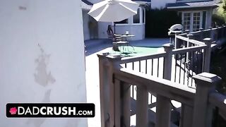 Latina stepdaughter Eliza Ibarra keeping her dirty secret with dad