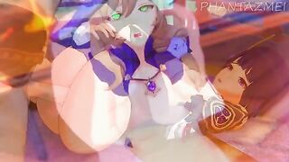 Genshin Impact hentai SFM compilation featuring all the girls getting naked and fucked