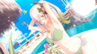 Hentai Genshin Impact with a beautiful girl having sex with Nahida