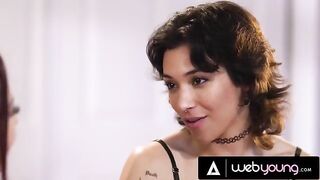 A passionate college girl, Brooklyn Gray, has romantic sex with her girlfriend