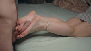 The cutest foot fetish ever with a hot petite girl