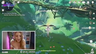 A gamer girl gets fucked after making a dangerous donation in Genshin Impact