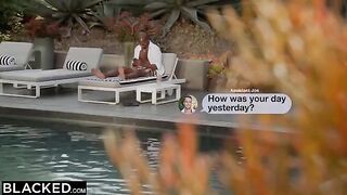 Four hot blondes give Anton’s BBC the deluxe service in an unforgettable orgy