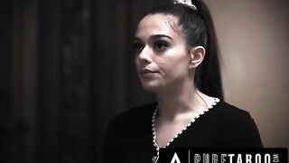 Cheerleader Sophia Burns gets fucked by stepson to get A