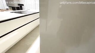 Little Caprice demonstrates the art of perfect blowjob