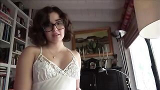 The shy girl needs intimacy with her stepdad in a steamy scenario