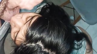 He sucks my dick and then asks me to fuck his ass with milk
