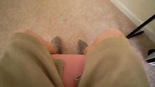 A girl came to the glory hole, thinking it was her boyfriend, in a steamy setup
