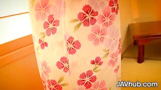 Skinny Japanese teen Agena Kinoshita gets her pussy railed hard by JAVHub