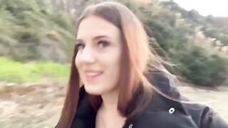 Girl was fucking with a guy on the beach and friends spotted them