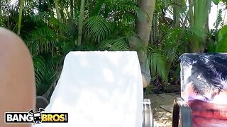 Julianna Vega’s stalker gets rewarded with oily, hardcore action