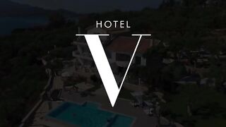 Blonde guest Ginebra has sex with the bartender at the hotel where she is staying