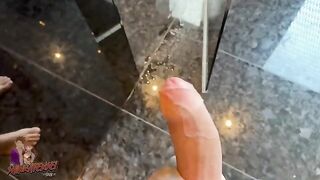 I spy on an Austrian girl in the shower and jerk off