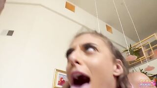 Brunette beauty Gia Derza gets her pussy and ass gapped by pervert