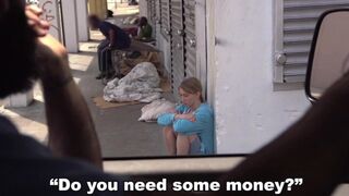 Busty babes get fucked by Bang Bus for money