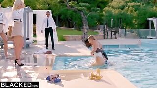 Two hungry girls seduced the hotel staff for a good fuck