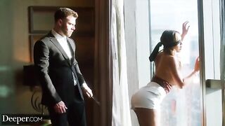 Deeper. Curvy Kazumi is dominated, gagged, and spanked hard