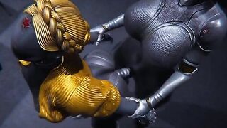 Hearth Atomic Futanari Ballerinas Scene with intense action and stunning visuals