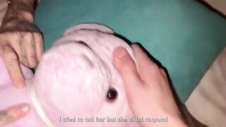 An 18-year-old girl has sex with her boyfriend with a big cock