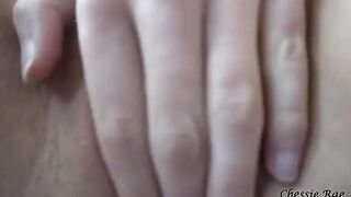 Girlfriend with big tits, wet pussy, fucks passionately with a close-up camera