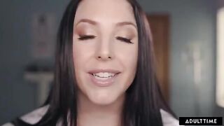 Full body physical exam with a sexy MILF doctor Angela White, showcasing her epic curves