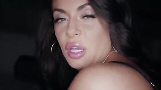 Hot brunette MILF from TUSHYRAW gets her tight ass stretched by a horny guy