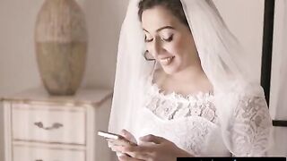 A sexy bride joins her cheating wife and a naughty friend for an intimate encounter