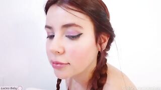 The cutie teaches her stepbrother to make his first porn video in POV style