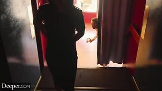 Petite beauties Lulu and Kimmy get overwhelmed by Jax' huge cock