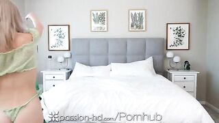 Blonde beauty fucked on St. Patrick's Day in HD
