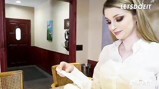 Two kinky sluts seduced their boss to fuck in hardcore action