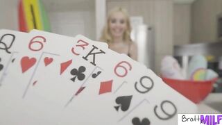 Aaliyah Love suggests alternative fun to her stepson in the kitchen