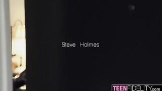 A mature man got Lexi Lore to clean and get intimate