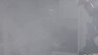Firefighters join an unexpected orgy with tattooed slut Monika Fox