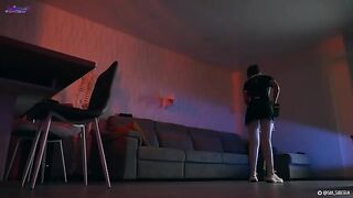 A girl became a sex-android and got fucked by a huge cock
