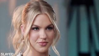 Two blondes have a great lesbian sex, coming multiple times