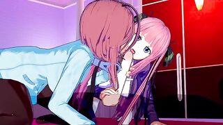 The Quintessential Quintuplets 3D Hentai with Miku and Nino