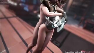 Overwatch Tracer 2021 compilation with sound - RedScarlet28's version