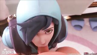 Overwatch Tracer 2021 compilation with sound - RedScarlet28's version
