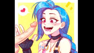 The best hentai sex compilation of hard fuck with Jinx