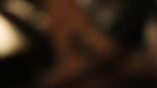 Hot wife gets her pussy pounded by a huge cock in an intense MMF scene