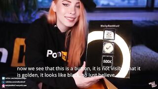 500K! Unboxing and Oral Creampie gift from Pornhub, featuring MollyRedWolf’s intense oral action and signature oral creampie finish, which has become a fan favorite in her steamy videos. Known for her passionate performances, MollyRedWolf often showcases 