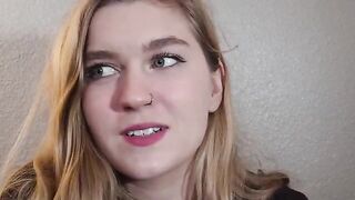 A Girl Is Having Fun with Her Boyfriend on a Study Date