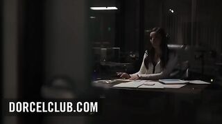 The gorgeous Emily Willis agreed to have sex with her boss for extra hours